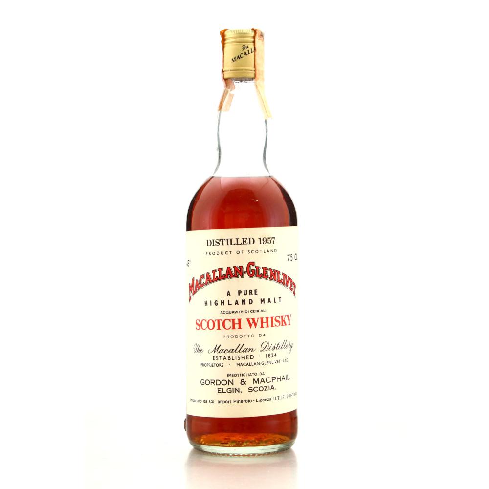 Macallan 1957 Gordon & MacPhail 15 Year Old / Co. Pineolo Import