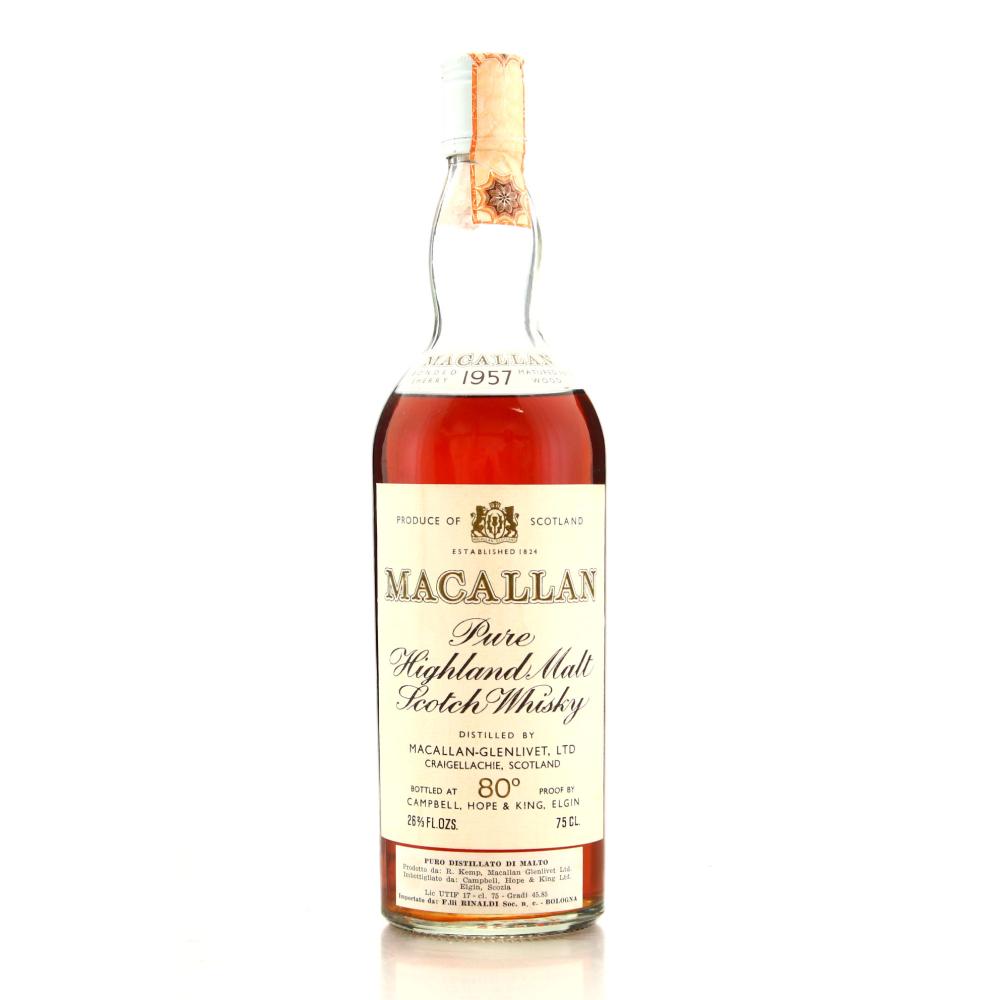 Macallan 1957 Campbell, Hope and King​ 80 Proof / Rinaldi Import