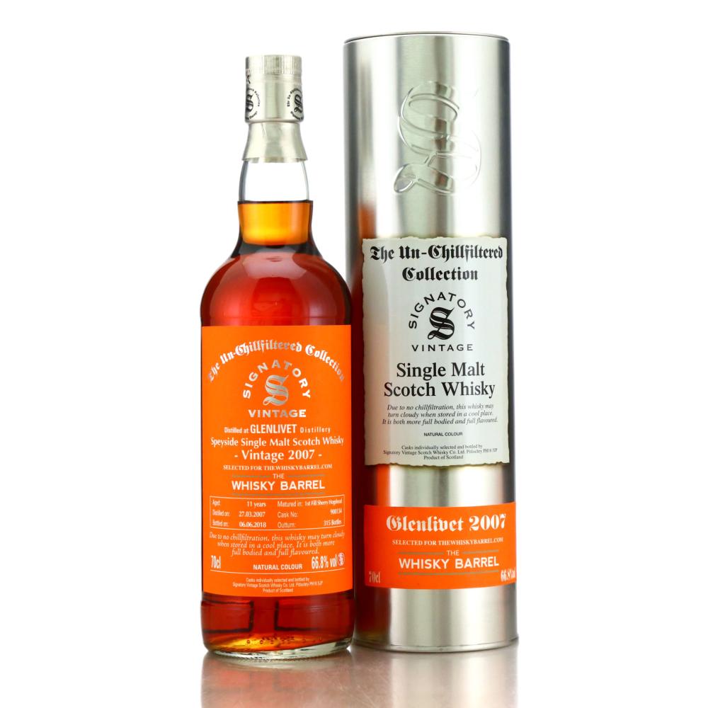 Glenlivet 2007 Signatory Vintage 11 Year Old / TWB