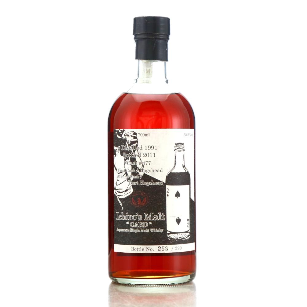 Hanyu 1991 Ichiro's Malt 'Card' #477 / Two of Spades