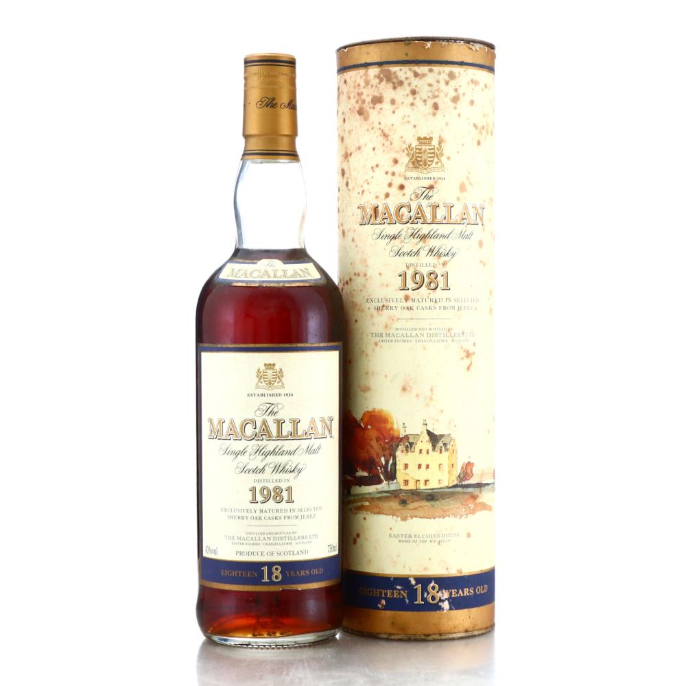 Macallan 1981 18 Year Old 75cl / Japanese Import