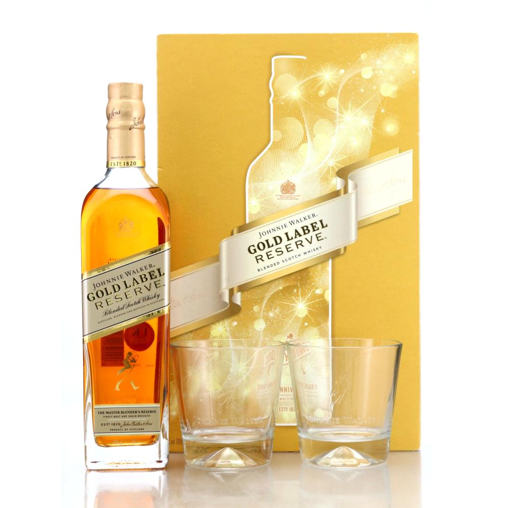 Johnnie Walker Gold Label Reserve 200th Anniversary Edition Gift Pack