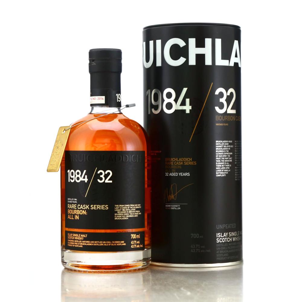 Bruichladdich 1984 Rare Cask Series 32 Year Old / All In