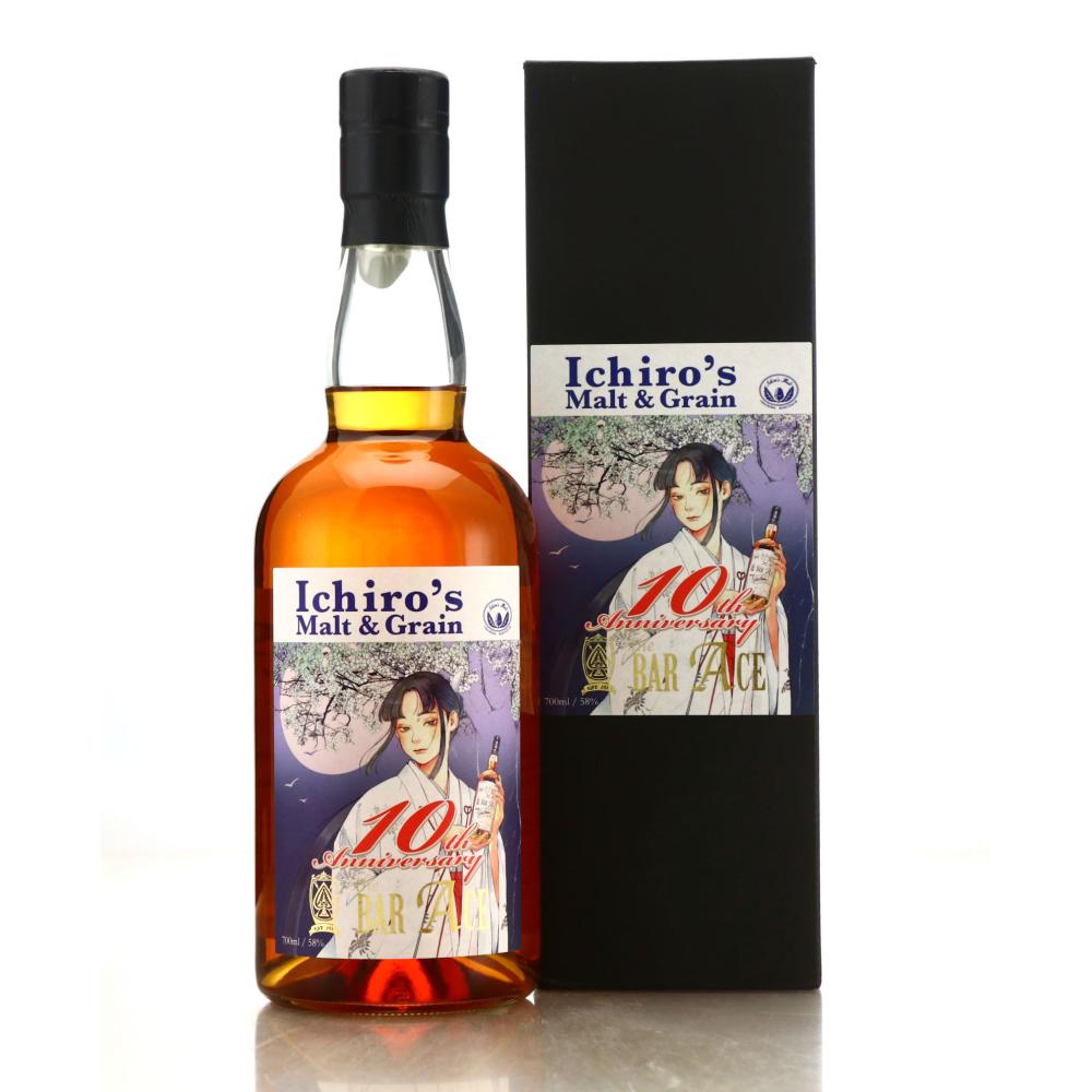 Ichiro's Malt and Grain Single Cask #12475 / Bar Ace 10th Anniversary
