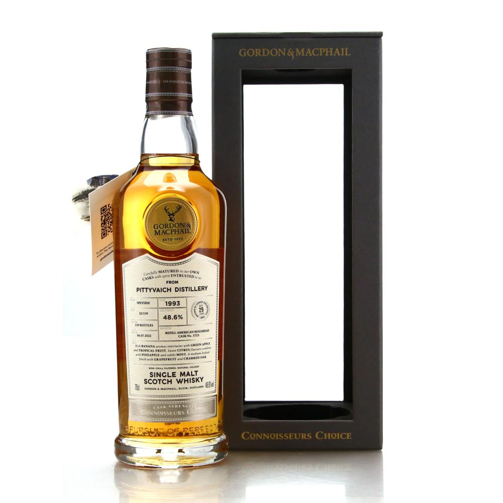 Pittyvaich 1993 Gordon and MacPhail 29 Year Old Batch #22/139