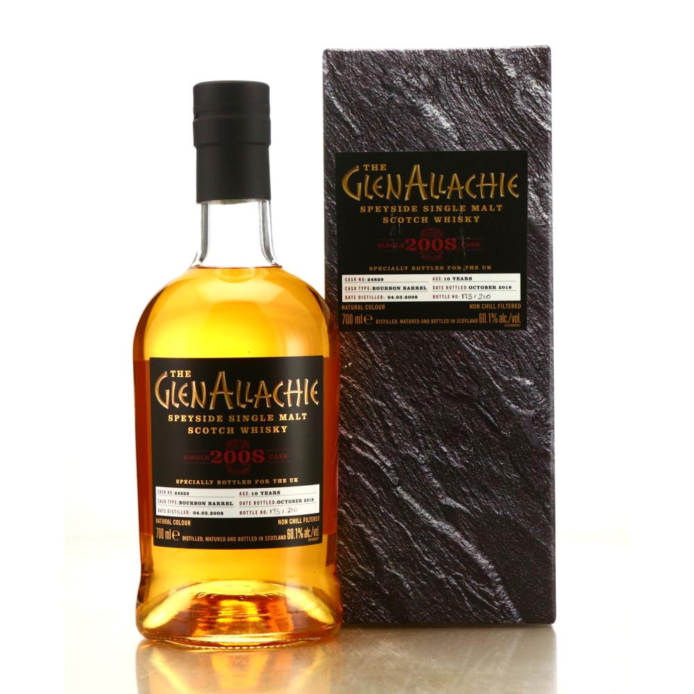 Glenallachie 2008 Single Bourbon Cask 10 Year Old #24829  / UK