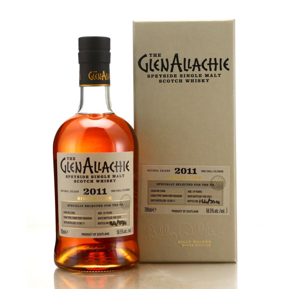 Glenallachie 2011 Single Port Cask 10 Year Old #5368 / UK