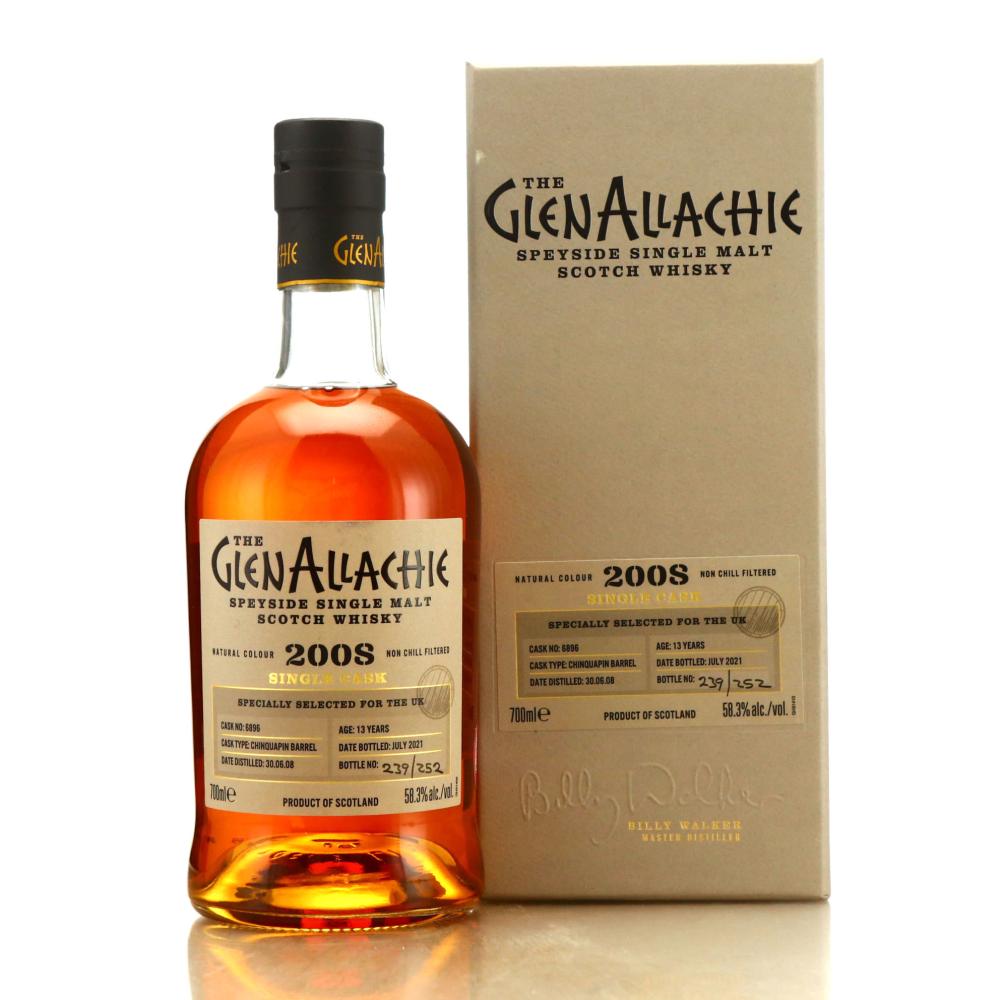 Glenallachie 2008 Single Chinquapin Cask 13 Year Old #6896 / UK