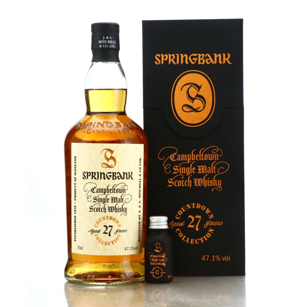 Springbank 27 Year Old Countdown Collection