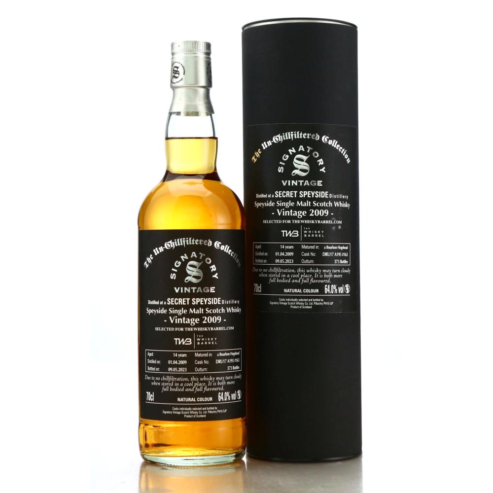 Macallan 'Secret Speyside' 2009 Signatory Vintage 14 Year Old / TWB