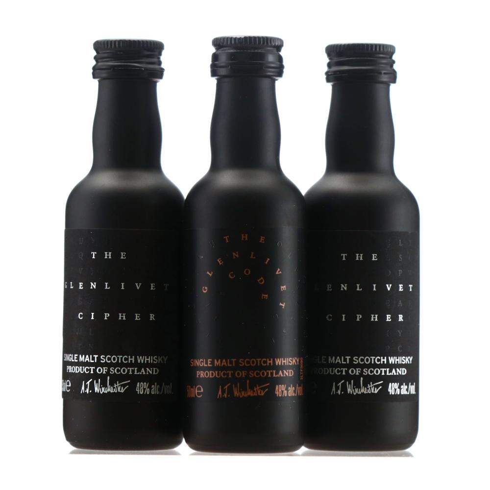 Glenlivet Cipher Miniature x 3