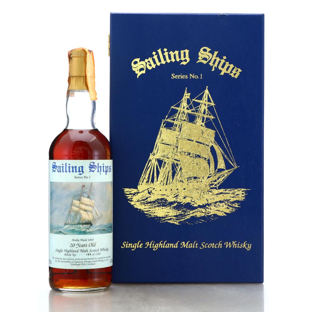 Glendronach 1970 Year Old Signatory Vintage 20 Year Old Sailing Ships Series No.1