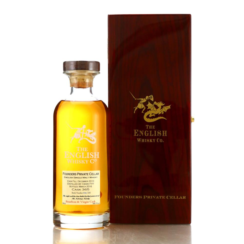 English Whisky Co 2010 Founders Private Cellar #365