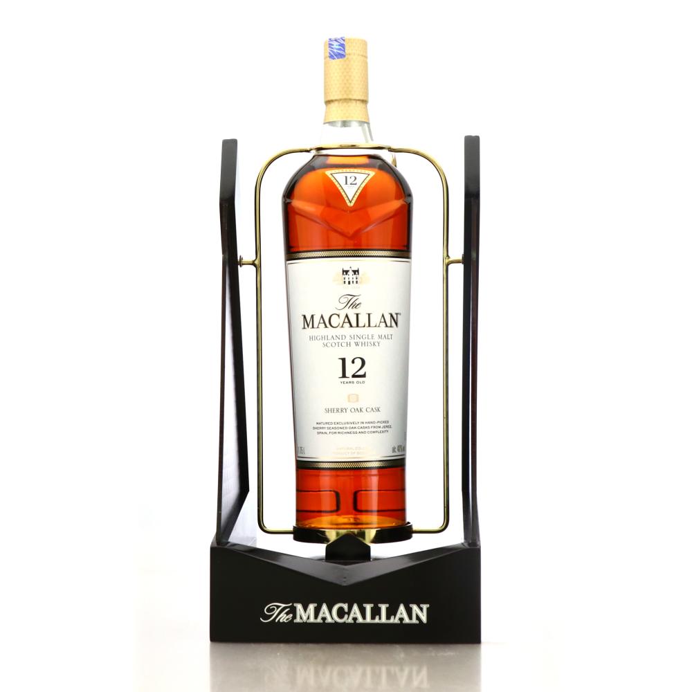 Macallan 12 Year Old Sherry Oak 1.75 Litre / with Pouring Cradle