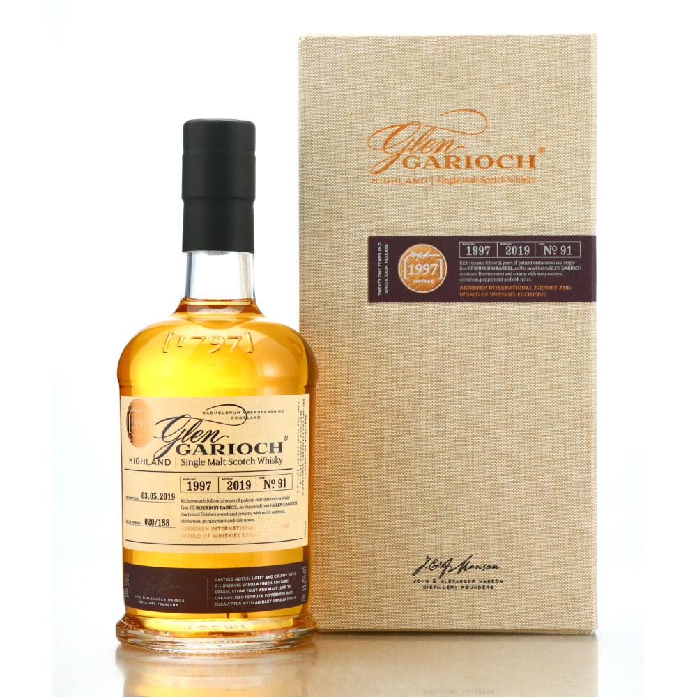 Glen Garioch 1997 Single Cask 21 Year Old #91 / Aberdeen International Airport