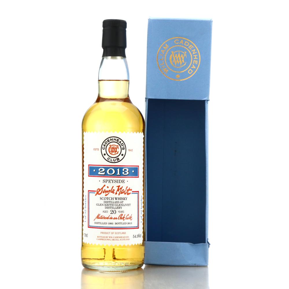 Glen Keith 1993 Cadenhead's Club 20 Year Old
