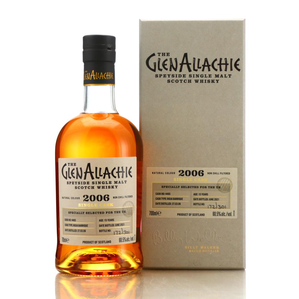 Glenallachie 2006 Single Rioja Cask 15 Year Old #4465 / UK