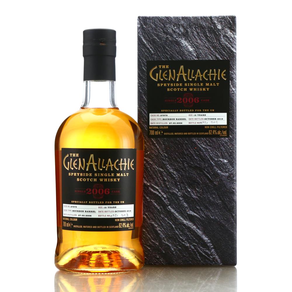 Glenallachie 2006 Single Bourbon Cask 12 Year Old #27979  / UK