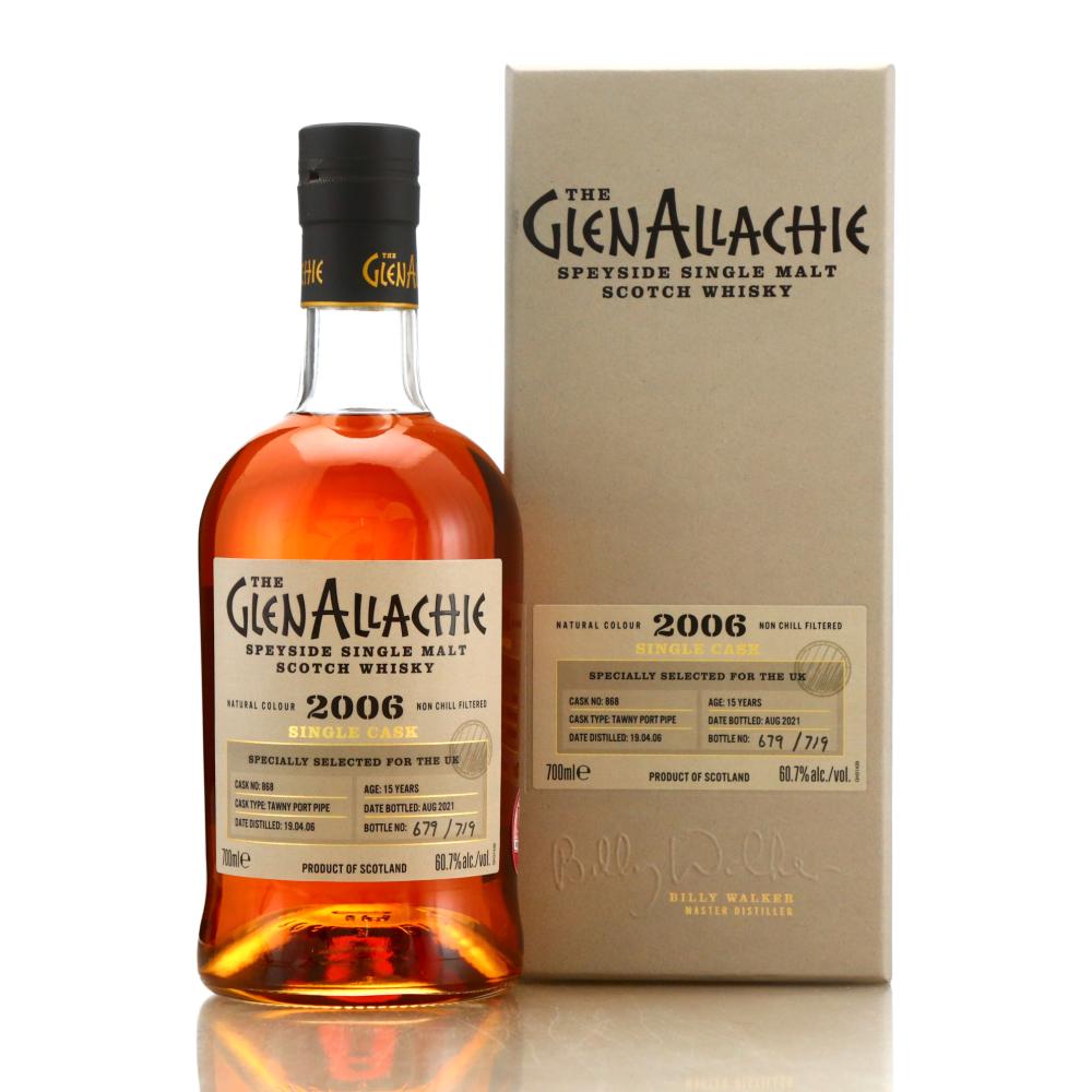 Glenallachie 2006 Single Port Cask 15 Year Old #868 / UK