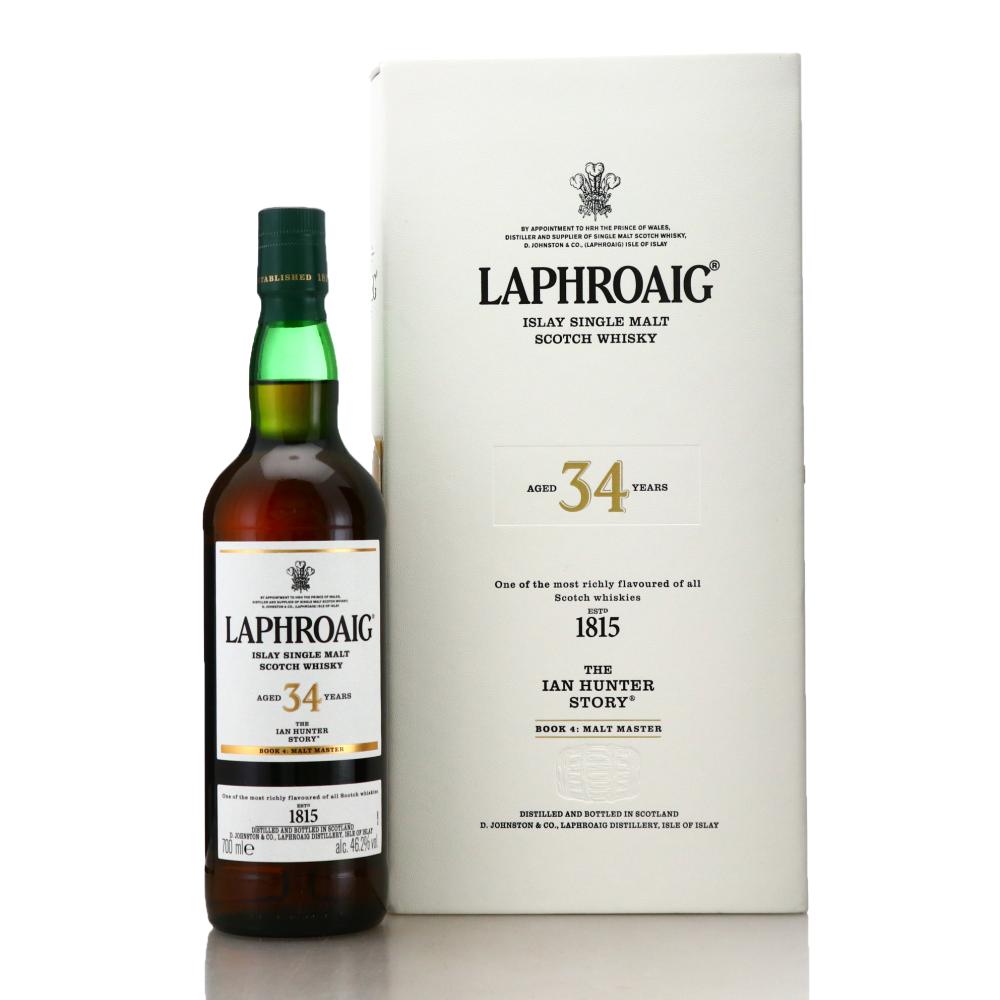 Laphroaig 34 Year Old The Ian Hunter Story Book 4