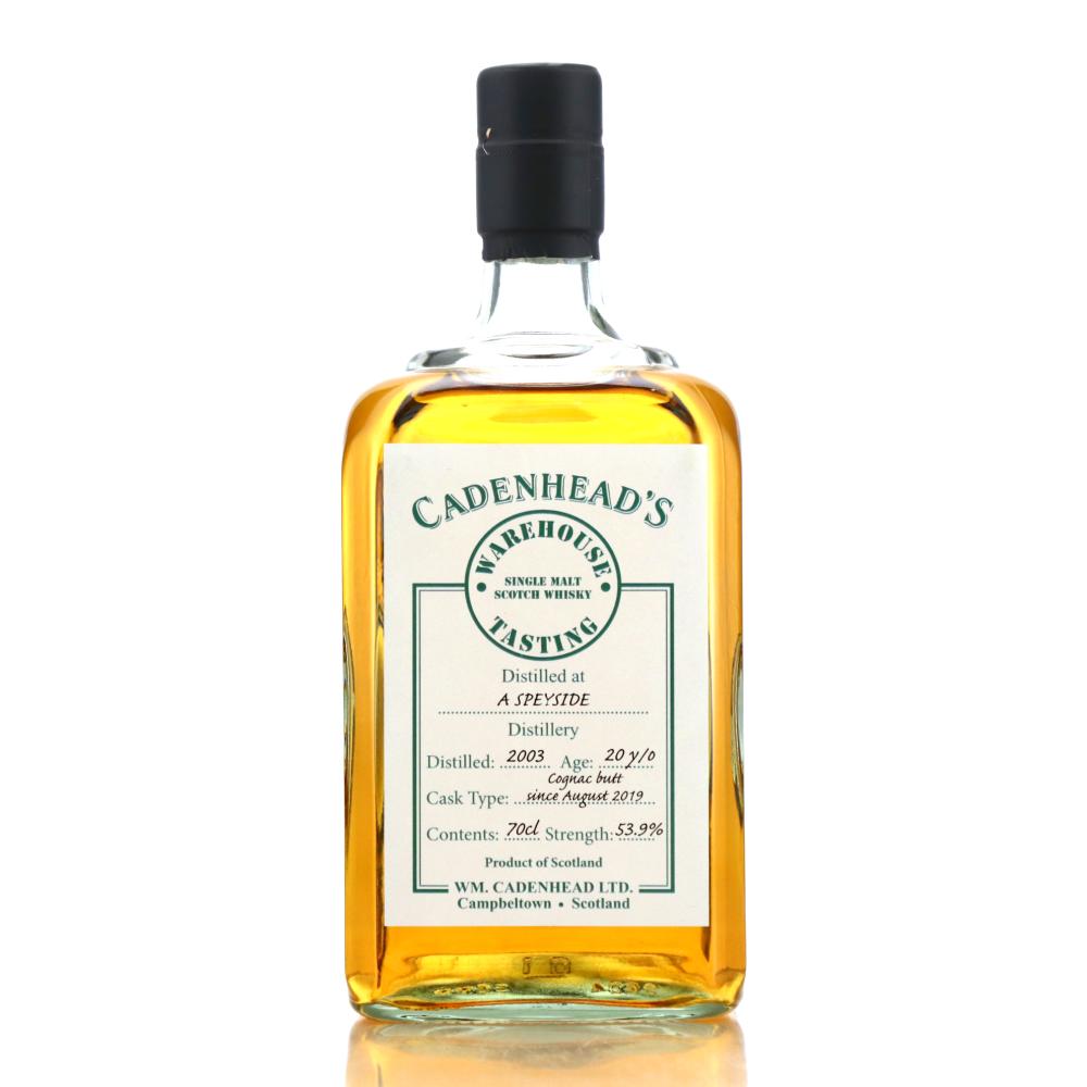 Speyside Single Malt 2003 Cadenhead's 20 Year Old Warehouse Tasting