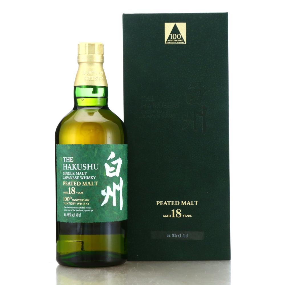 Hakushu 18 Year Old Peated Malt / Suntory Whisky 100th Anniversary