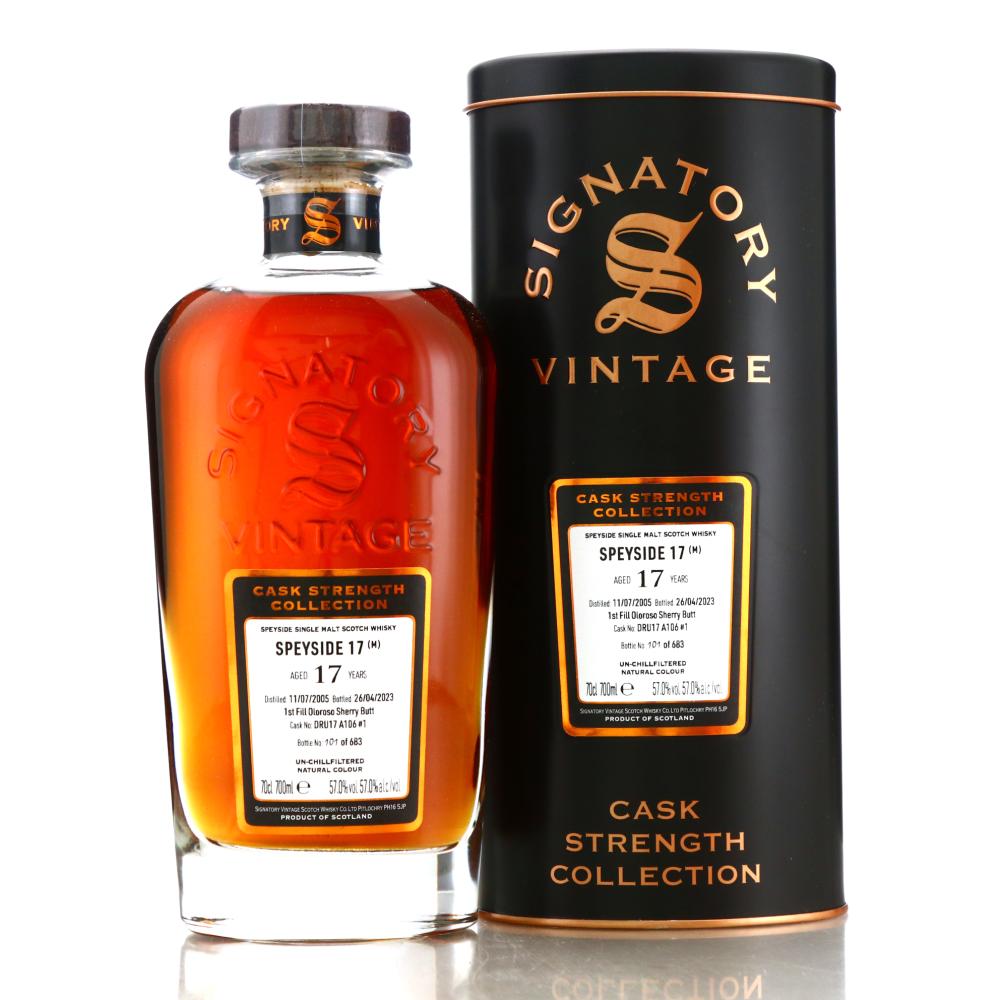 Macallan 'Speyside 17' 2005 Signatory Vintage 17 Year Old Cask Strength #1