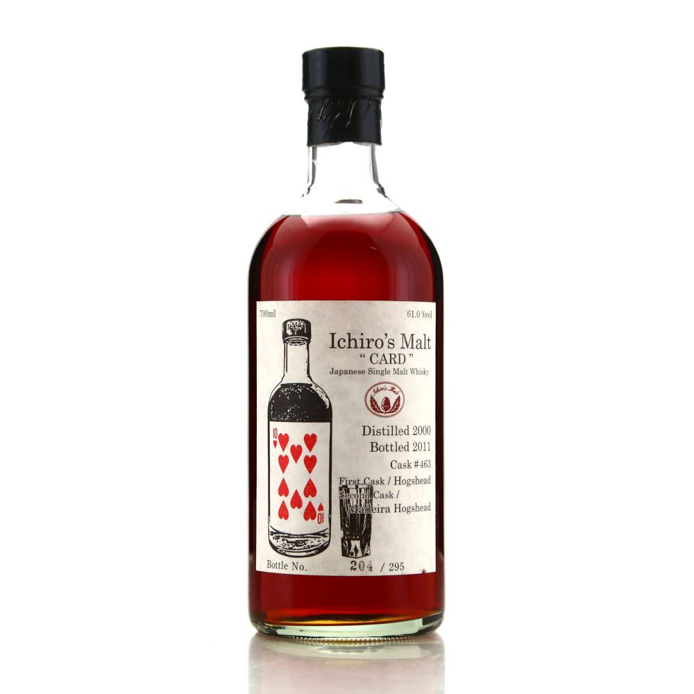 Hanyu 2000 Ichiro's Malt 'Card' #463 / Ten of Hearts