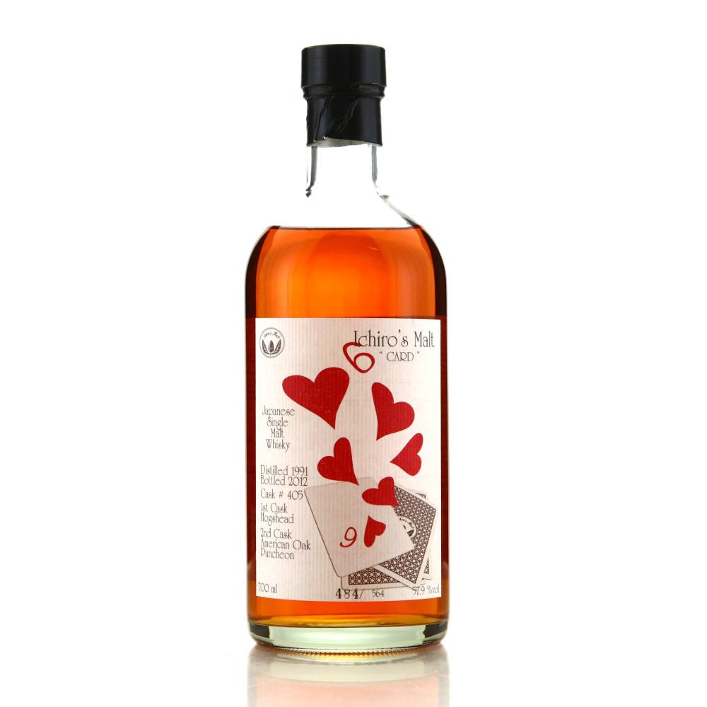 Hanyu 1991 Ichiro's Malt 'Card' #405 / Six of Hearts