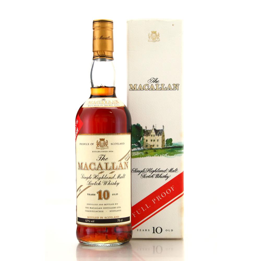 Macallan 10 Year Old 100 Proof 1980s