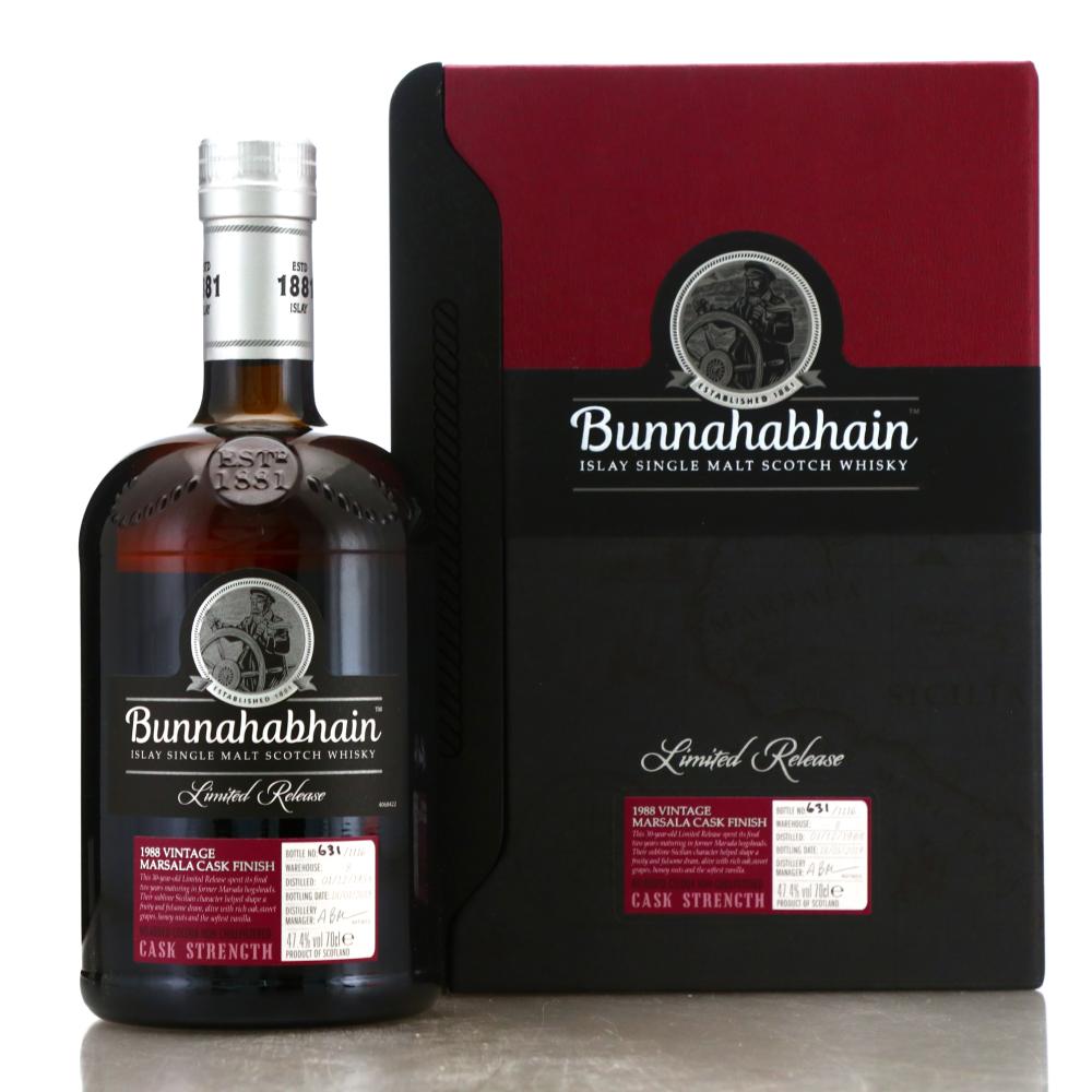 Bunnahabhain 1988 Marsala Cask Finish 30 Year Old