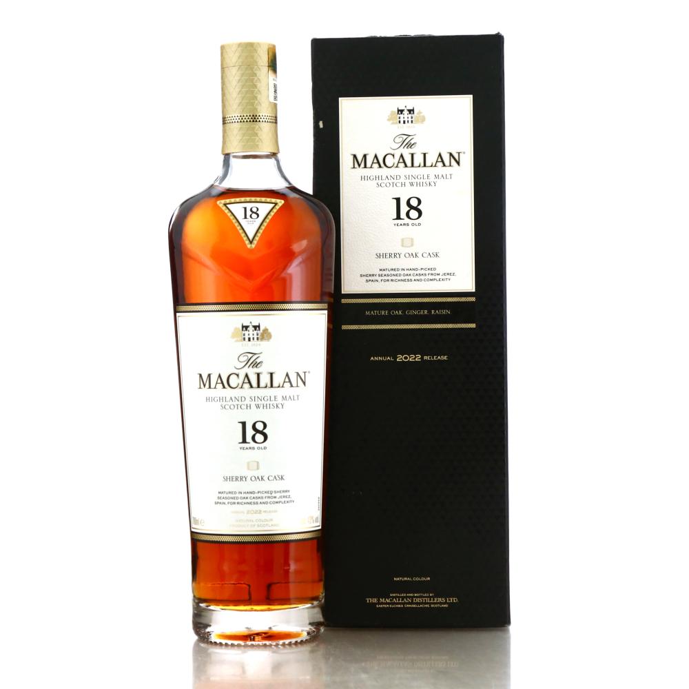 Macallan 18 Year Old Sherry Oak 2022 Release