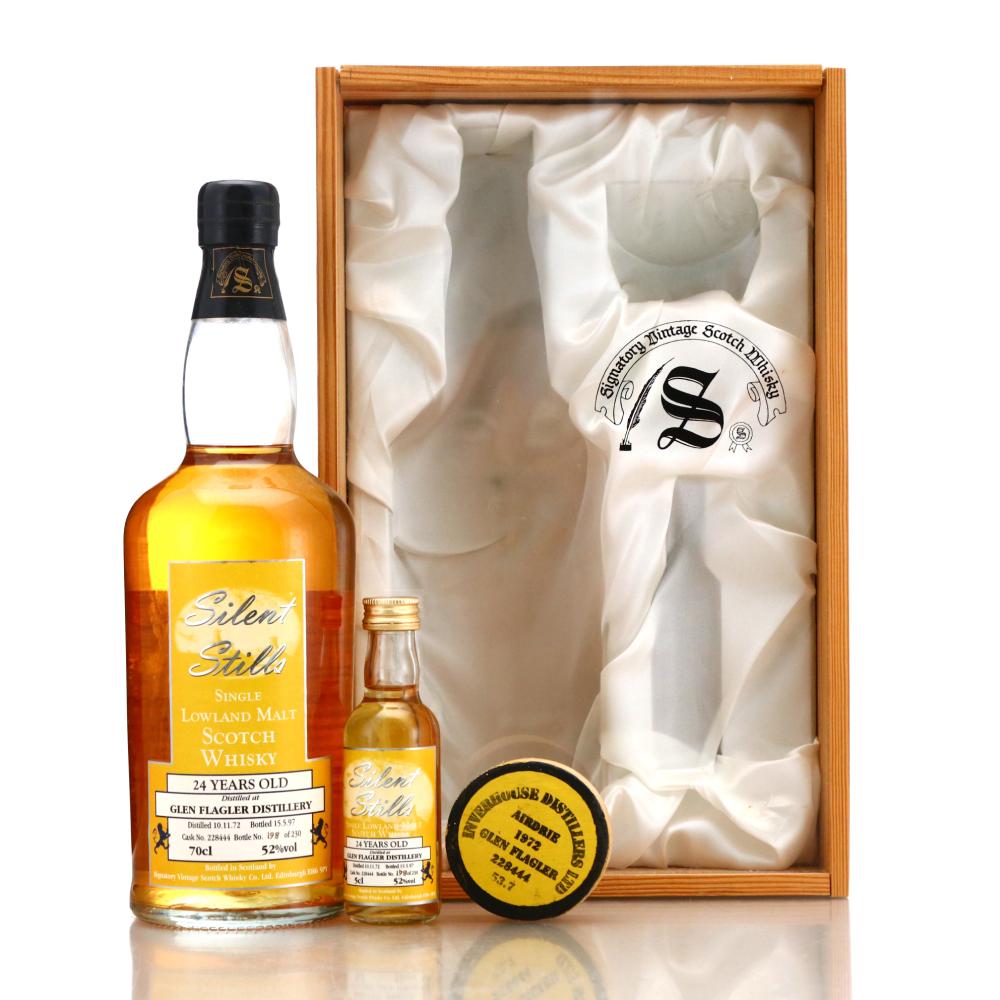 Glen Flagler 1972 Signatory Vintage 24 Year Old Silent Stills Gift Pack