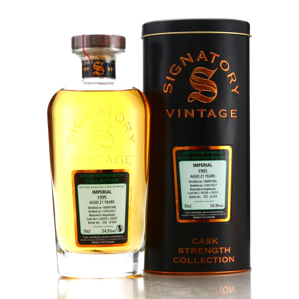 Imperial 1995 Signatory Vintage 21 Year Old Cask Strength