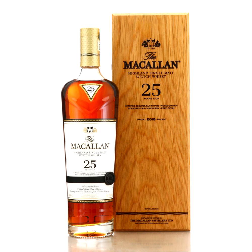 Macallan 25 Year Old Sherry Oak 2018 Release
