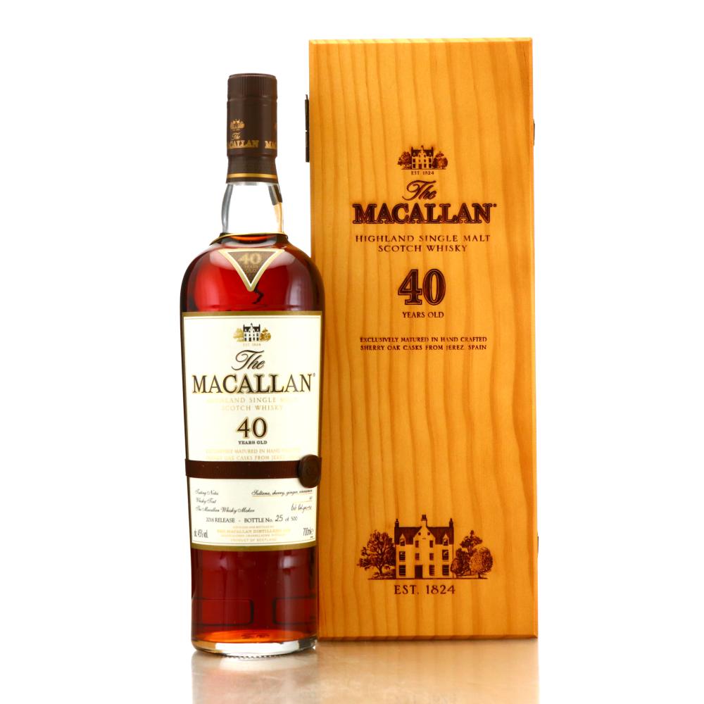 Macallan 40 Year Old 2016 Release