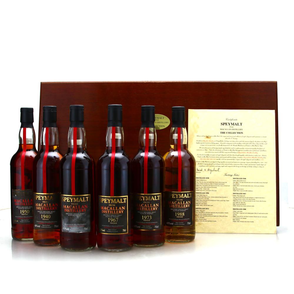 Macallan Speymalt 'The Collection' 6 x 70cl / Including 1938 65 Year Old