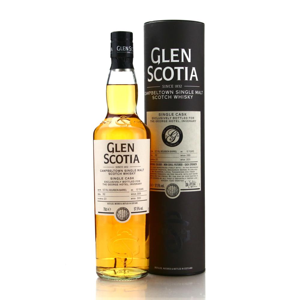 Glen Scotia 2009 Single Bourbon Cask 10 Year Old #782 / The George Hotel