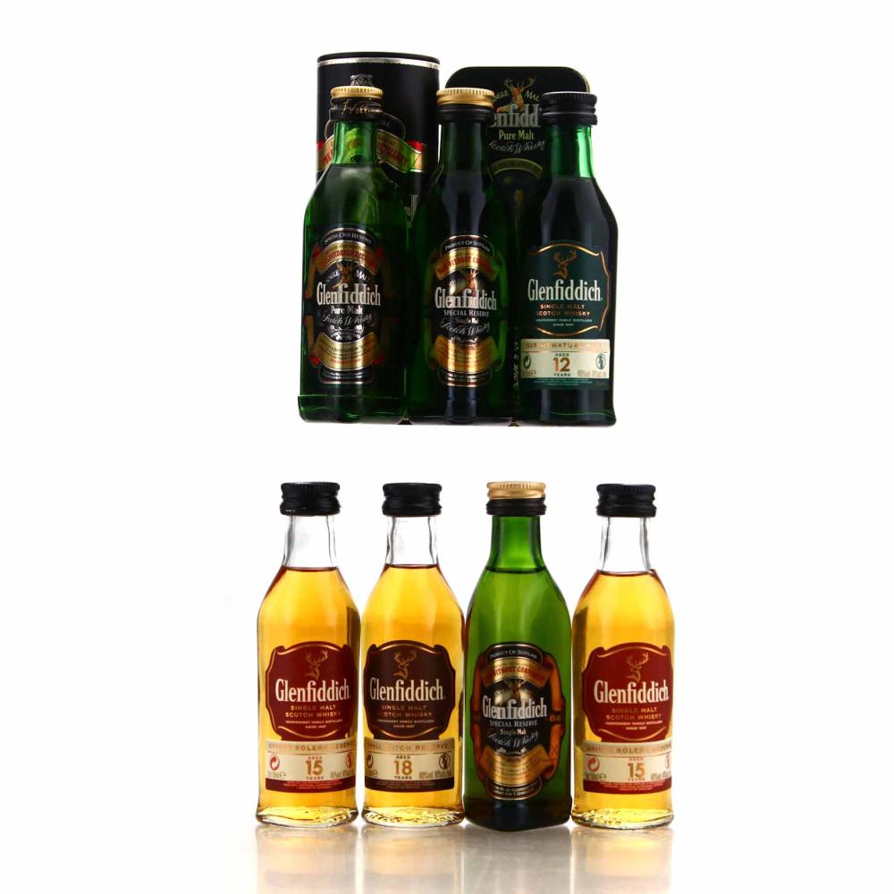 Glenfiddich Miniature x 7