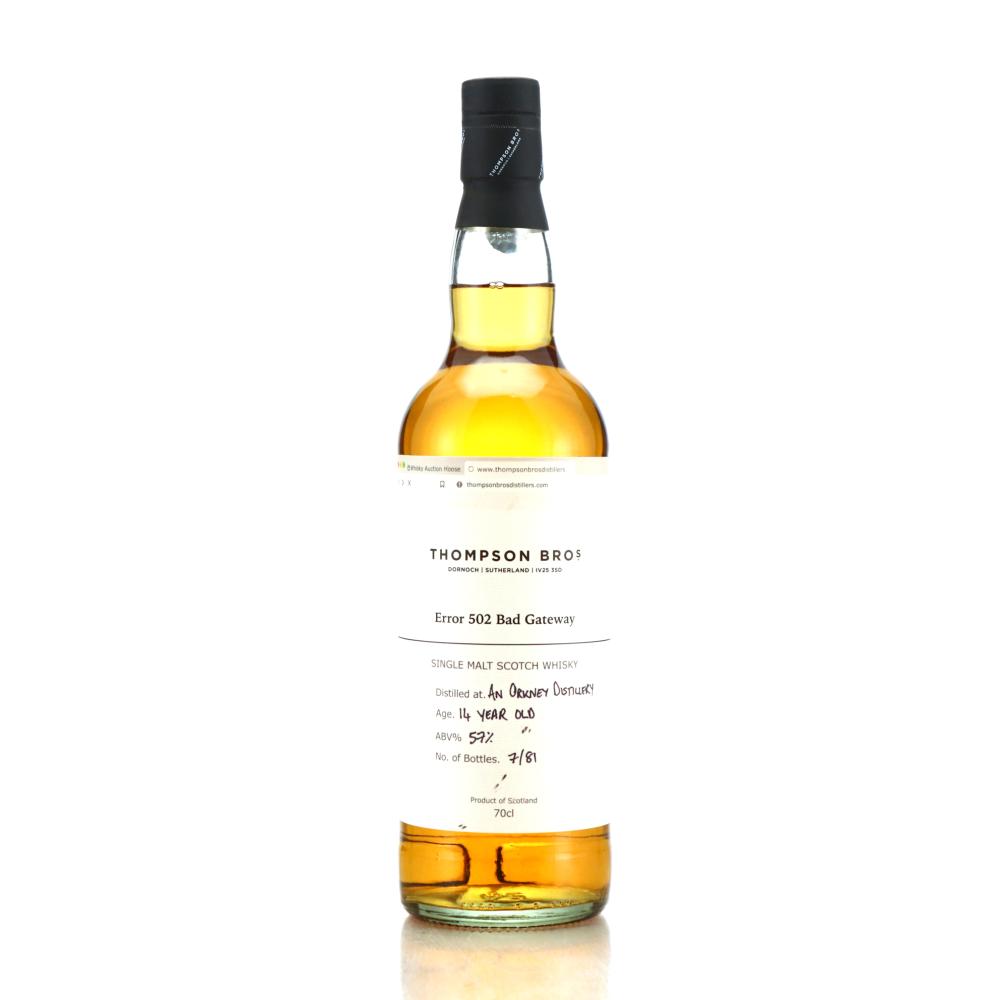 Orkney Single Malt 2008 Thompson Brothers 14 Year Old