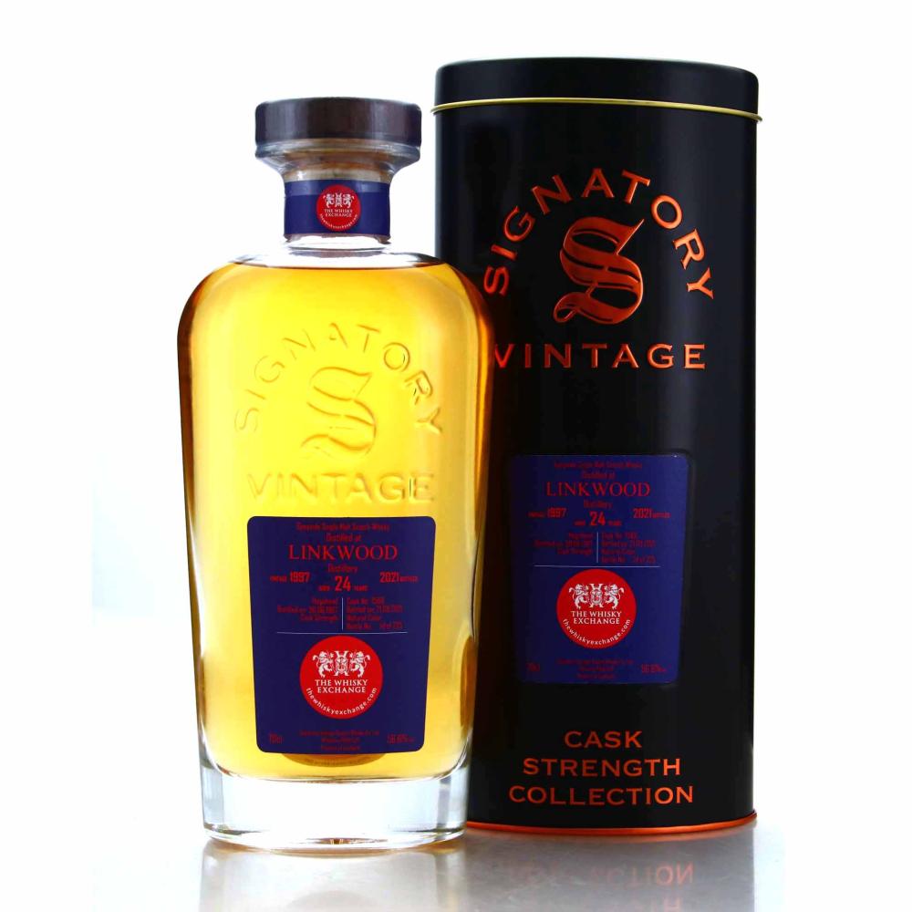 Linkwood 1997 Signatory Vintage 24 Year Old Cask Strength / TWE