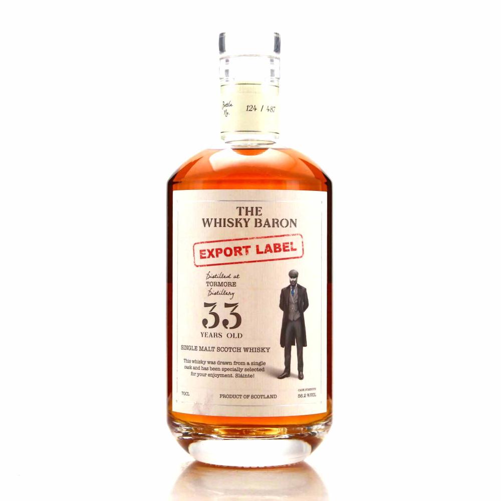 Tormore 33 Year Old Whisky Baron / Export Label