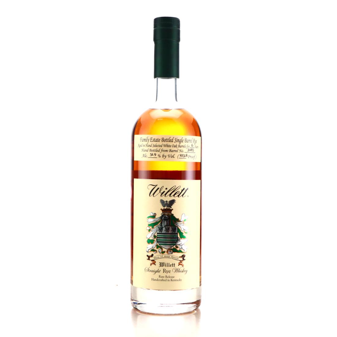 Willett Family Estate 6 Single Barrel Rye