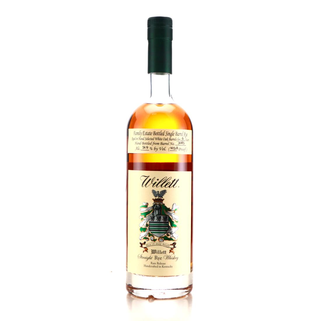Willett Family Estate 6 Single Barrel Rye