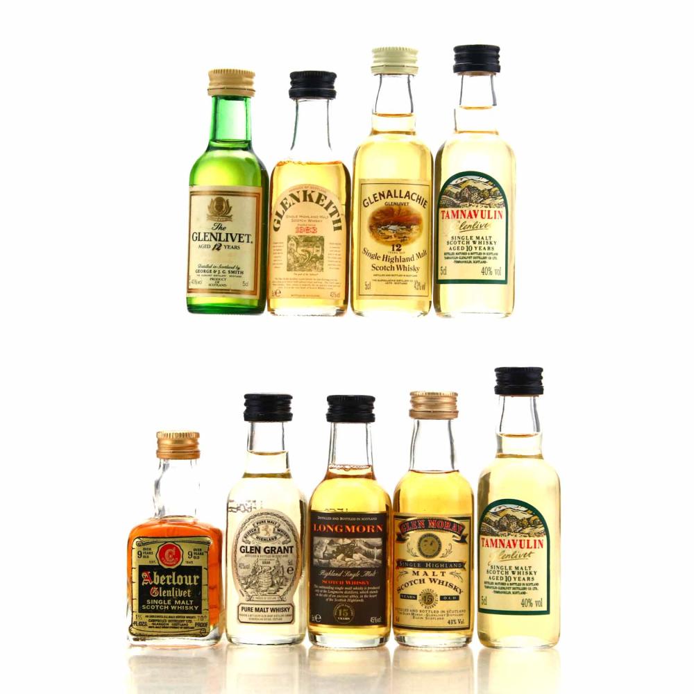 Speyside Single Malt Miniature x 9