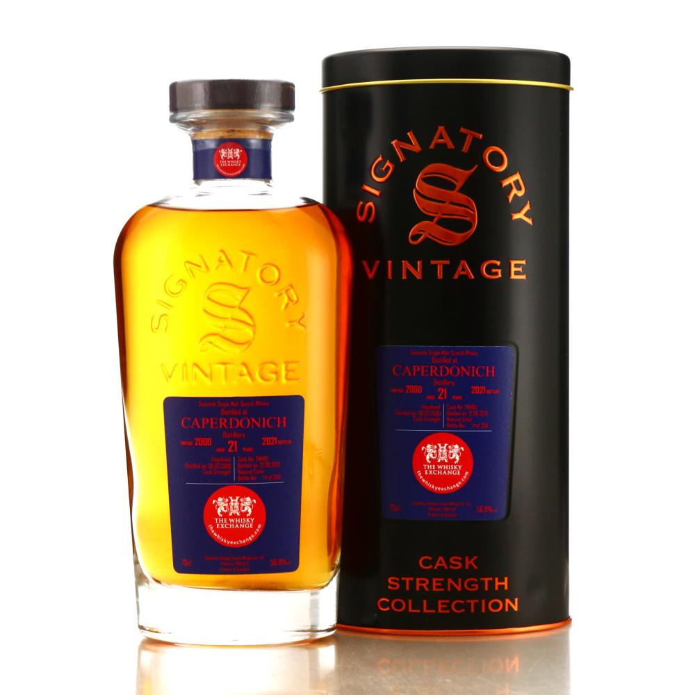 Caperdonich 2000 Signatory Vintage 21 Year Old Cask Strength / TWE