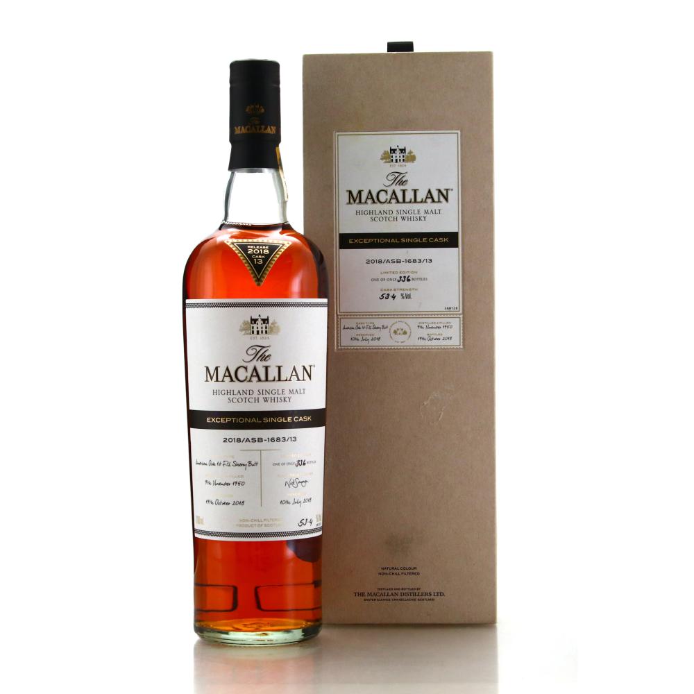 Image for Macallan 1950 Exceptional Cask 67 Year Old #1683-13