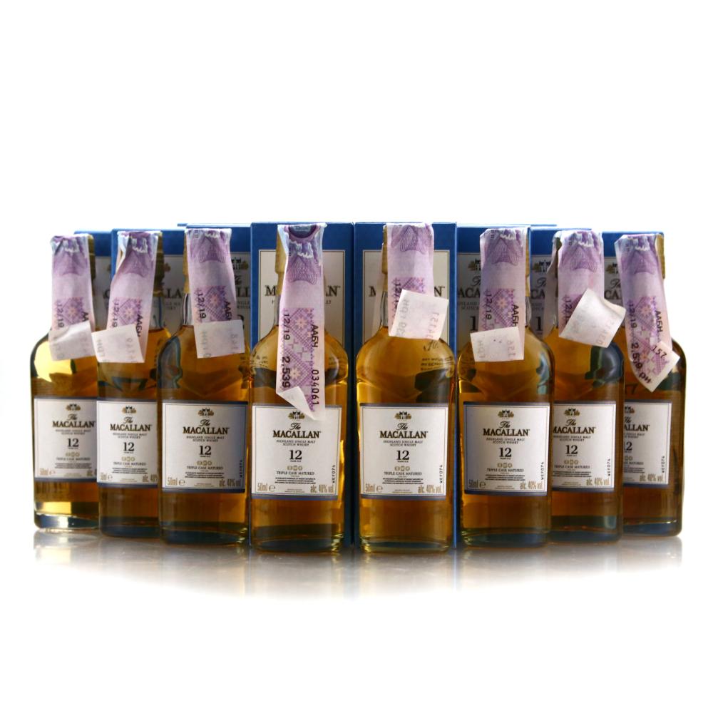 Macallan 12 Year Old Triple Cask Miniature x 8