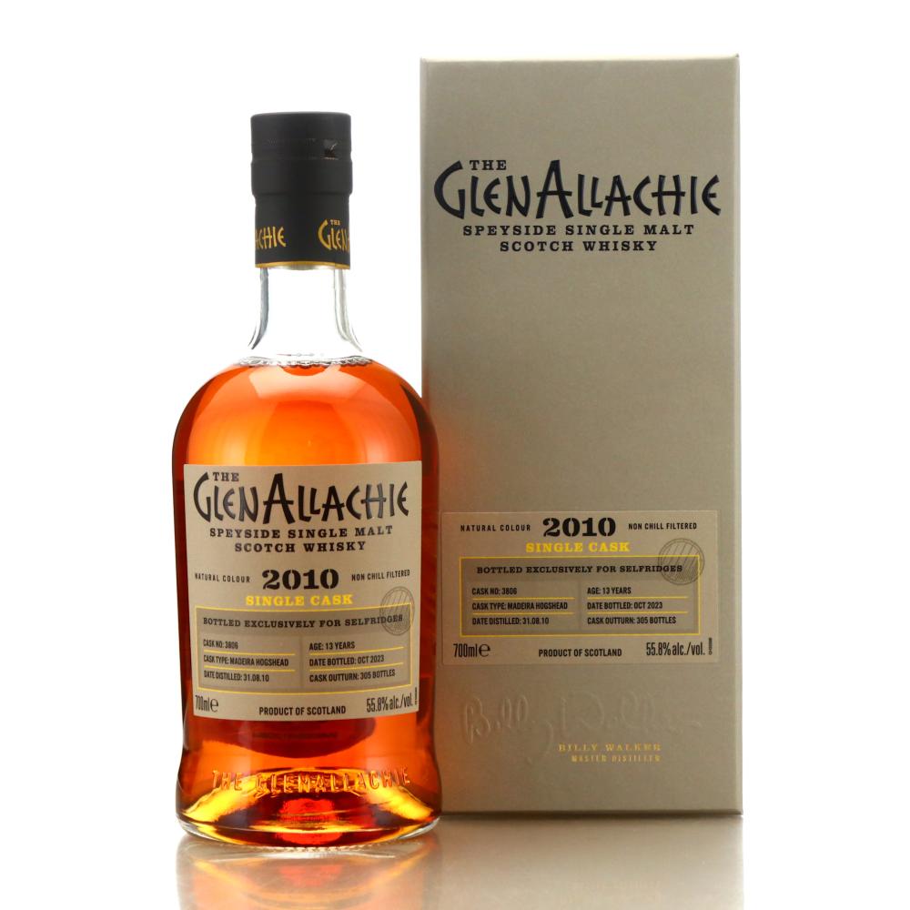 Glenallachie 2010 Single Madeira Cask 13 Year Old #3806 / Selfridges