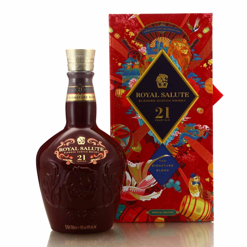Chivas Royal Salute 21 Year Old Flagon / Chinese New Year 2023